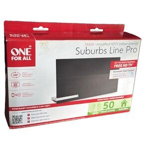T17~ One For All 50-Mile All Suburbs Line Indoor Pro HDTV Antenna